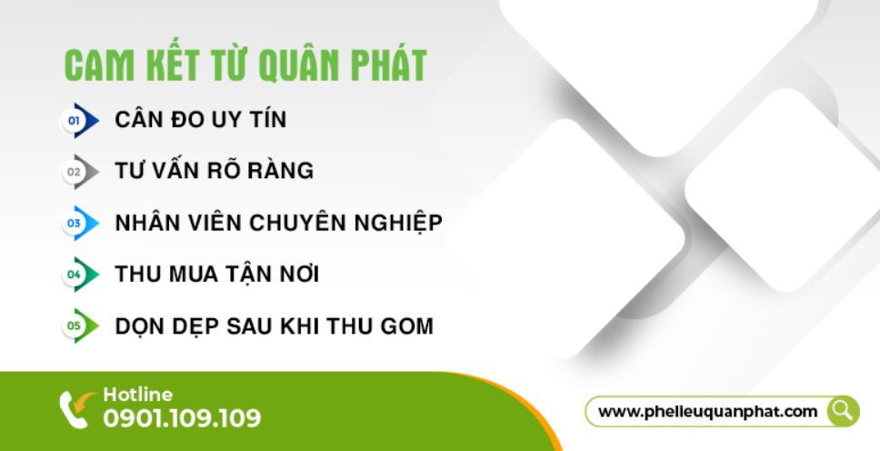 cam kết uy tín Cam kết thu mua uy tín