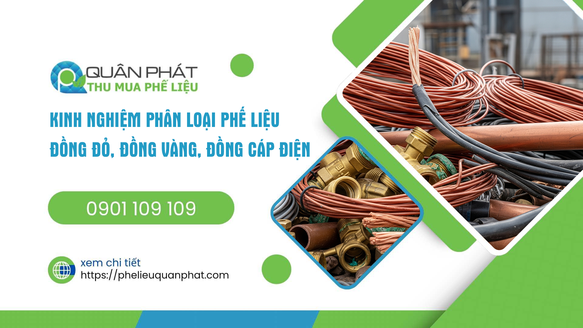 Kinh nghiệm phân loại đồng đỏ đồng vàng và đồng cáp điện
