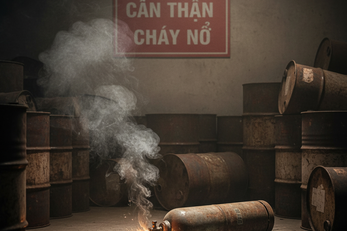 Những loại phế liệu dễ cháy nổ – cần lưu ý khi thu gom tai sao phe lieu de chay no lai nguy hiem